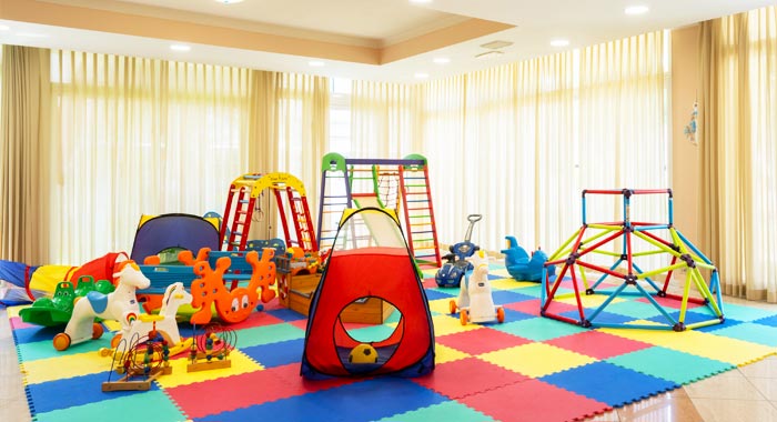 Sala con giochi dedicata ai nostri piccoli ospiti